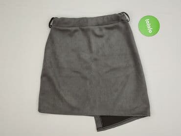 spódniczka zamszowa z guzikami: Styled In Italy, Spódnica damska, rozmiar M — 3