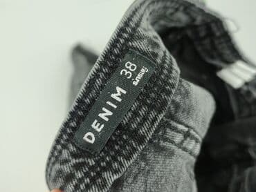 spodnie z wysokim stanem levis: Denim, Jeansy damskie, M — 4
