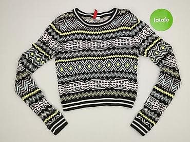 niebieski sweter hm: H&M Divided, Sweter damski, rozmiar XS — 3