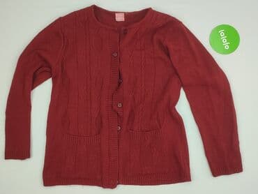 sweter z dekoltem v: Vanessa, Kardigan damski, S — 2