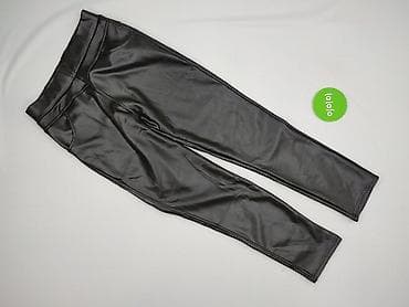 leginsy ze stringami: Legginsy Ze skóry ekologicznej damskie, rozmiar 2XL — 2