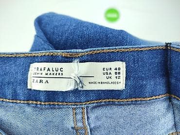 pull and bear spodnie w paski: Zara, Jeansy damskie, rozmiar M — 4