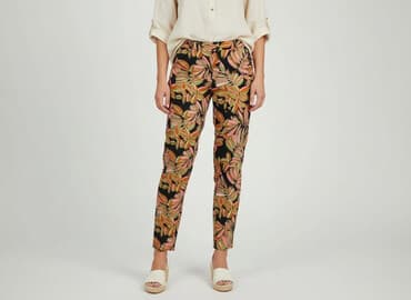 spodnie piżamowe pepco: Papaya, Spodnie materiałowe damskie, rozmiar L — 7