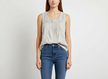 koszulki bez rękawów damskie drykorn: H&M, Women's blouse, size M — 1