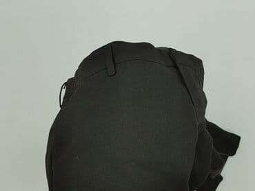 czarne satynowe spodnie zara: Spodnie materiałowe damskie, rozmiar S — 5