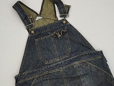 distressed jeans: Ogrodniczki damskie, rozmiar S — 1