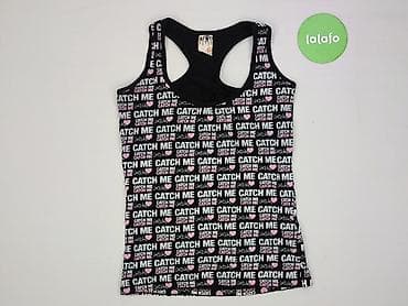 bialy top: Yups, Top damski, rozmiar S — 2