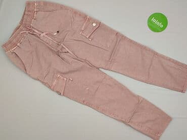 spodnie woskowane na gumce: Spodnie cargo damskie, XS — 2