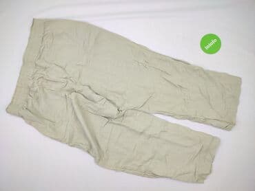 spodnie khaki reserved: H&M, Spodnie materiałowe damskie, XL — 4
