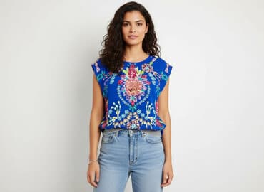 szmaragdowa bluzki damskie: Bluzka damska, rozmiar M — 5