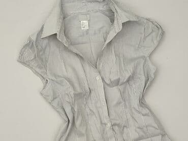 szara bluzka h m: H&M, Koszula damska, rozmiar S — 1