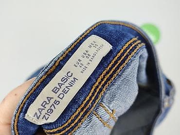 drip jeans slim fit: Zara, Jeansy damskie, rozmiar L — 4