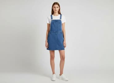 kombinezony damskie: Ogrodniczki damskie, rozmiar S — 6