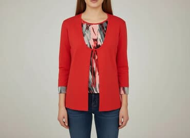 sweter z wiązaniem na plecach: Kardigan damski, rozmiar S — 1