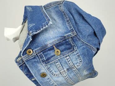 kurtka jeansowa patchwork: DENIM JEANS, Kurtka jeansowa damska, rozmiar S — 6