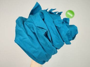 niebieska satynowa sukienka zara: Cotton Club, Bluzka damska, rozmiar S — 5