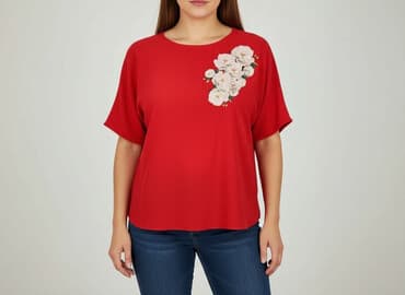 sukienki swiateczne damskie allegro: Woman Collection, Bluzka damska, rozmiar 2XL — 6