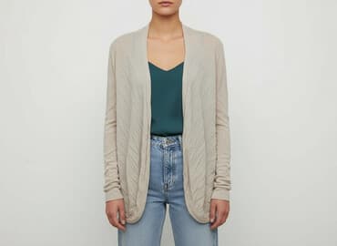 szyfonowa narzutka: Kardigan damski, rozmiar S — 6