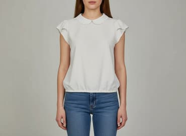 piękne białe bluzki: Bluzka damska, rozmiar M — 5