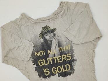 białe bluzki ze zlotym nadrukiem: Fresh Made, Bluzka damska, rozmiar L — 1