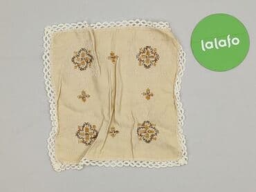 obrus żółty: Serwetka 25 x 25, kolor - Beżowy, stan - Bardzo dobry — 3