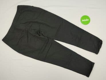 srebrne legginsy: Yessica, Spodnie materiałowe damskie, M — 3