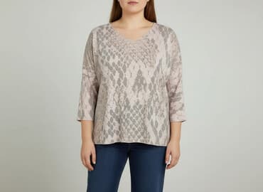 bluzki w serek plus size: Bluzka damska, rozmiar 3XL — 1