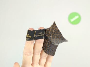 złoty pasek do sukienki h m: Krawat, kolor - Brązowy, stan - Bardzo dobry — 5