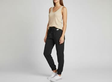 spodnie dresowe dla wysokich damskie: Sinsay, Spodnie materiałowe damskie, rozmiar 2XS — 6