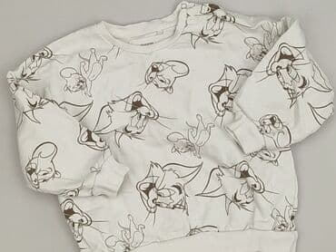 koszulka z kotem 3d: Sweatshirt, Reserved, 4-5 years, 104-110 cm, condition - Very good — 1