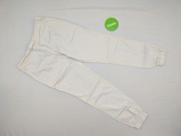 biale spodnie dresowe mohito: Mohito, Material trousers for women, size S — 3