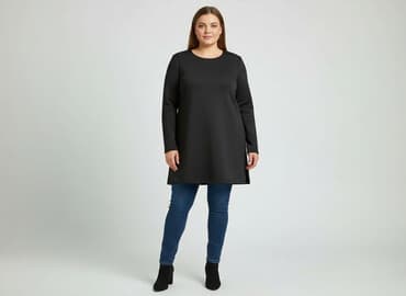 bluzki z golfem: Tunika damska, rozmiar XL — 7