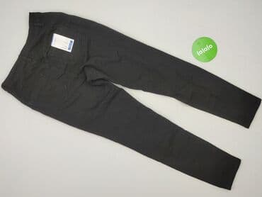 dżinsy z wysokim stanem czarne: Jeansy damskie, S — 3