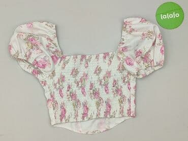 bluzki z haftem riszelie: Top damski, S — 3