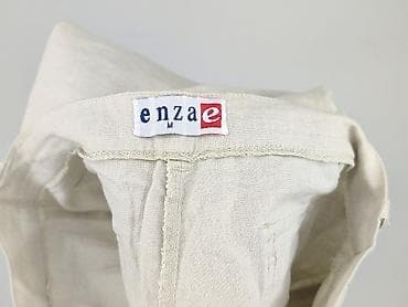 bluzki len: Spodnie materiałowe damskie, rozmiar M — 4