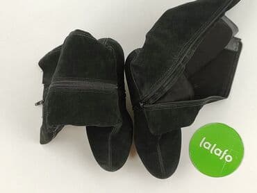 buty na koturnie czarne ccc: Kozaki damskie, rozmiar 39 — 3