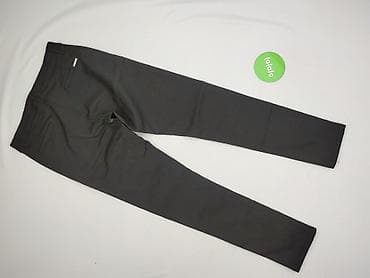 czarne cargo pull and bear: Spodnie materiałowe damskie, rozmiar M — 3