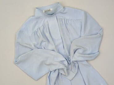 niebieska satynowa sukienka zara: Жіноча блуза, розмір XL — 1