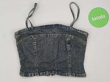 fitted jeans: Denim, Top damski, rozmiar S — 2