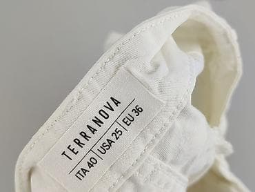 cargo wide leg: Terranova, Spodnie materiałowe damskie, rozmiar S — 4