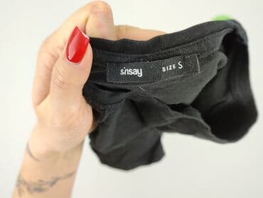 koszulka pod marynarkę damska: Sinsay, Women`s T-shirt, size S (EU 36) — 4