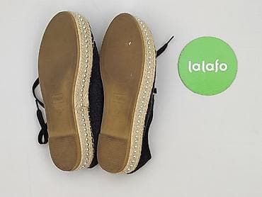 befado: Damskie espadryle DeeZee, rozmiar 38. - Kolor: czarny - Cholewka — 3