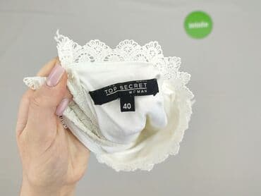 czarne bluzki dopasowana: Top Secret, Bluzka damska, rozmiar L — 4