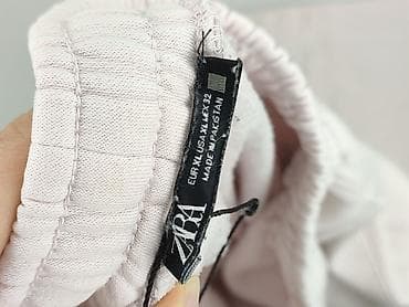 kremowe dresy: Zara, Spodnie dresowe damskie, rozmiar XL — 4