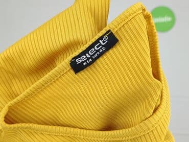 top z piórami mango: Selected Femme, Bluzka damska, L — 6