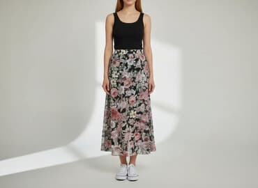 spódnica z tafty midi: Women`s skirt, size S — 1