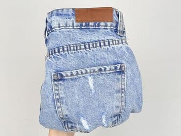 jeansy z asymetrycznym zapieciem: Szorty damskie, rozmiar XS — 5
