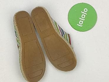 sprandi pandy: Damskie espadryle w paski, rozmiar 36 - Model: wsuwane espadryle - — 3