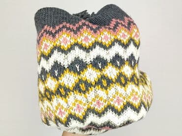 wzór na sweter piórkowy: Ponczo damskie, rozmiar One size — 4