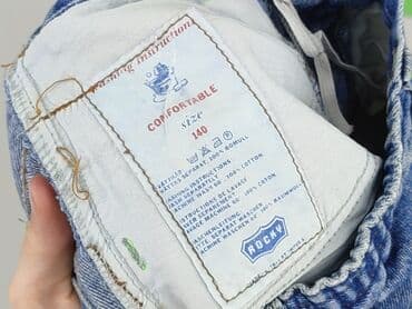 obcisłe spódniczki: Spodnie jeansowe, 10 lat, 140, stan - Bardzo dobry — 4